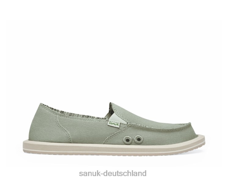 Sanuk Donna Hanf olivgrau 8HVBP14 - Sanuk Sandalen Deutschland