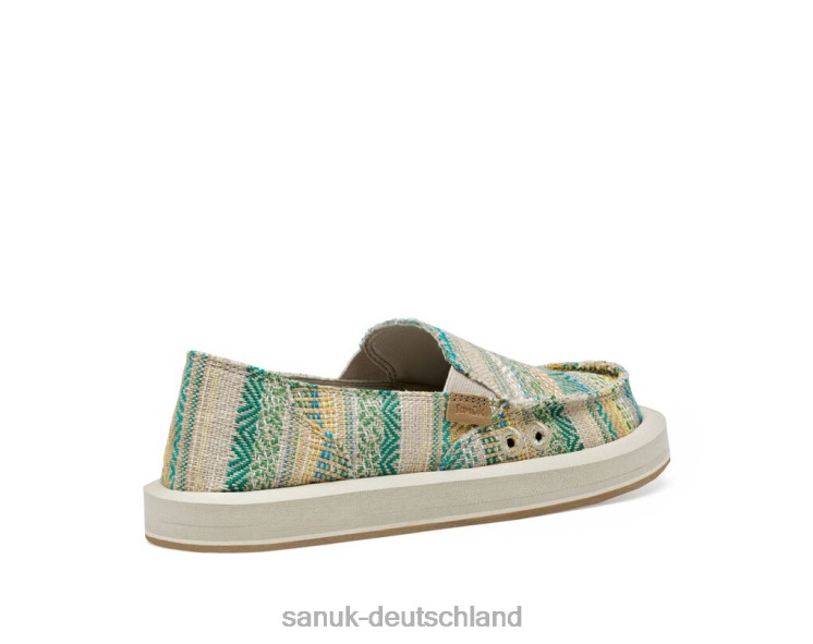Sanuk Donna St Artesano Blaugrün blau/grün 8HVBP21 - Sanuk Deutschland