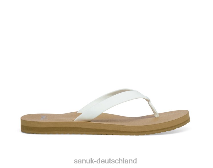 Sanuk Ashland St. weiß-braun weiß/braun 8HVBP56 - Sanuk Donna Deutschland