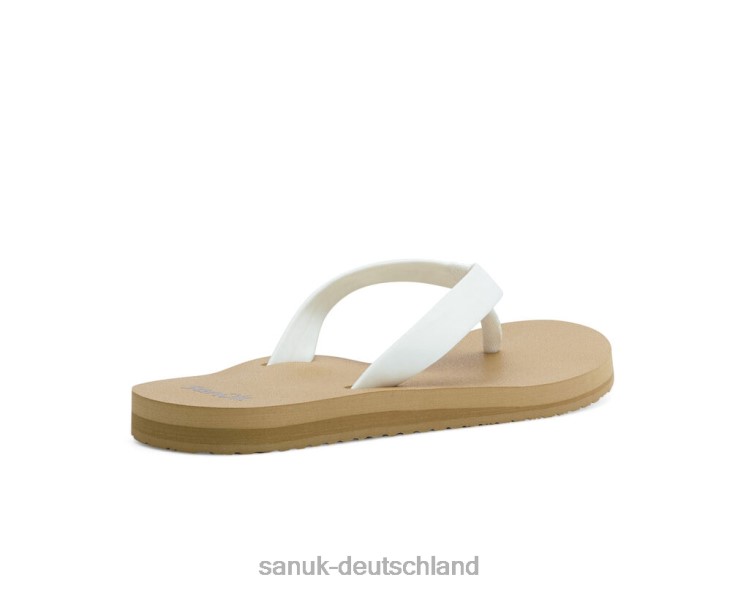Sanuk Ashland St. weiß-braun weiß/braun 8HVBP56 - Sanuk Donna Deutschland