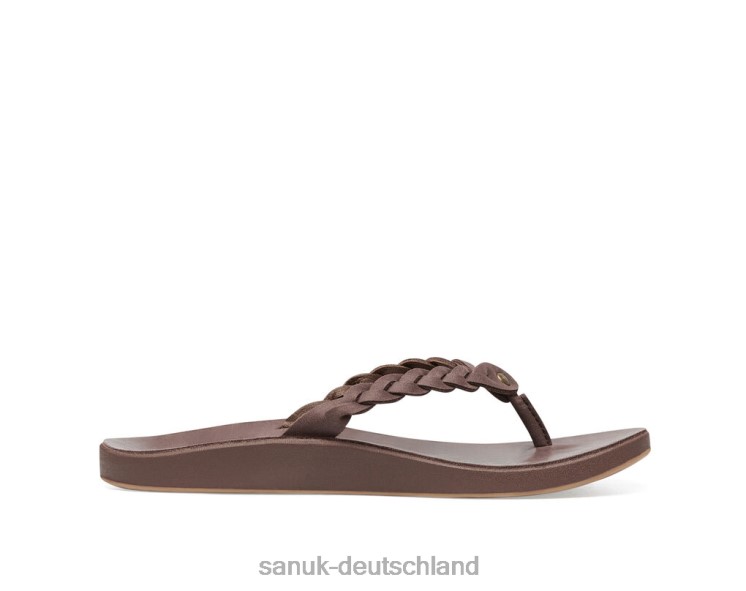 Sanuk Cosmic Yoga Joy Braid lx braun 8HVBP66 - Sanuk Sandalen Deutschland