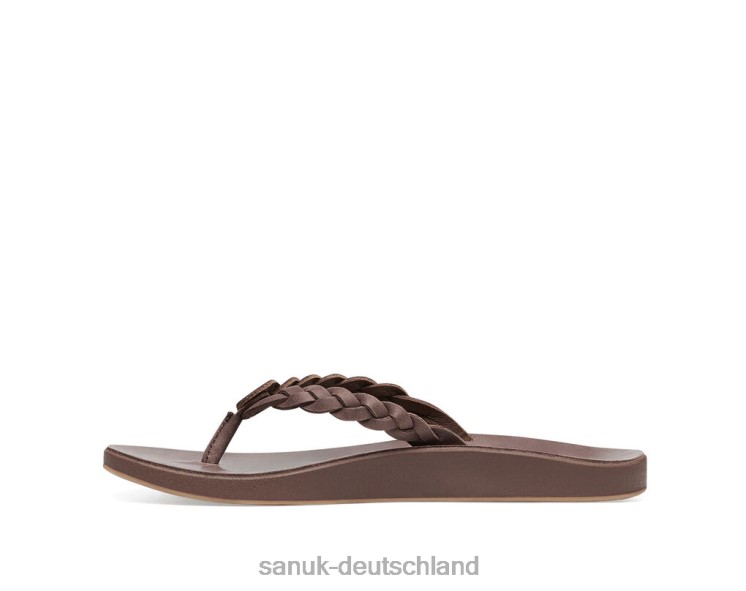 Sanuk Cosmic Yoga Joy Braid lx braun 8HVBP66 - Sanuk Sandalen Deutschland