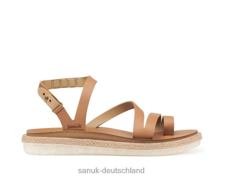Sanuk Vazon Sustainasole bräunen 8HVBP82 - Sanuk Sandalen Deutschland