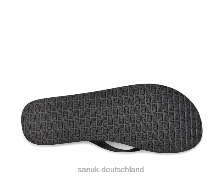 Sanuk Yoga-Freude funkeln schwarzer Glanz 8HVBP64 - Sanuk Donna Deutschland
