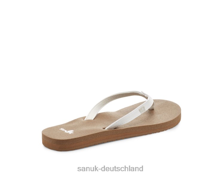 Sanuk Yoga-Freude weiß-braun weiß/braun 8HVBP44 - Sanuk Donna Deutschland