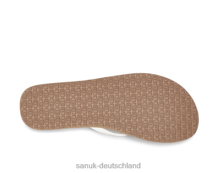 Sanuk Yoga-Freude weiß-braun weiß/braun 8HVBP44 - Sanuk Donna Deutschland