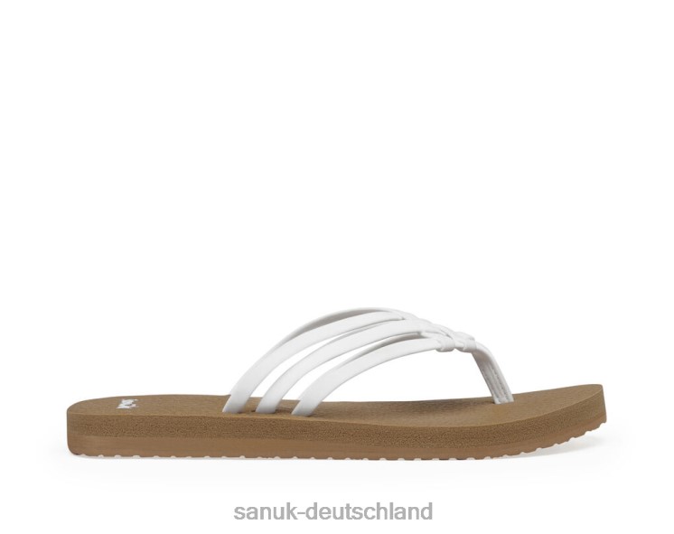 Sanuk Yoga Sandy Tan-White braun/weiß 8HVBP41 - Sanuk Deutschland