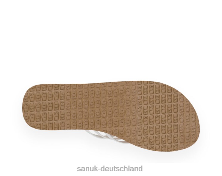 Sanuk Yoga Sandy Tan-White braun/weiß 8HVBP41 - Sanuk Deutschland