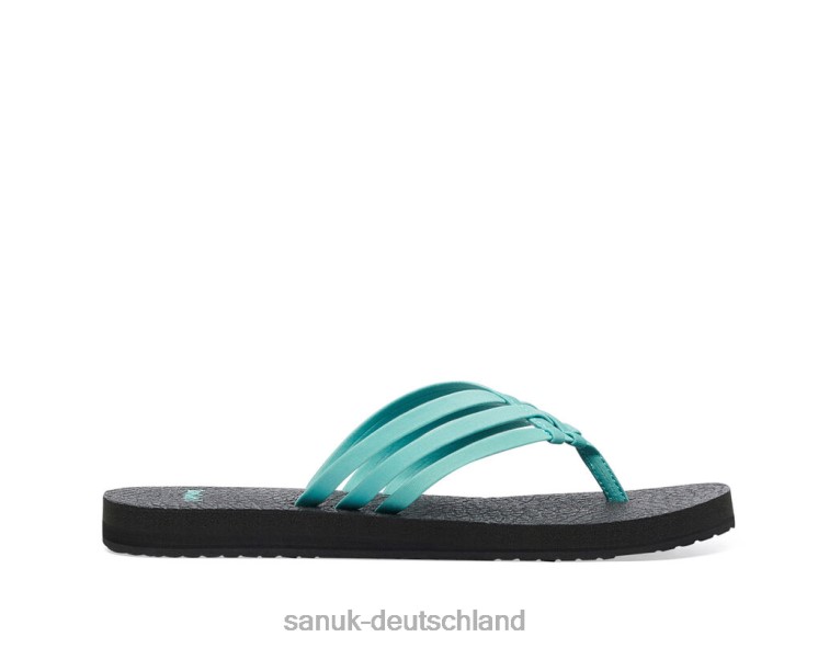 Sanuk Yoga sandig Türkis 8HVBP42 - Sanuk Sandalen Deutschland