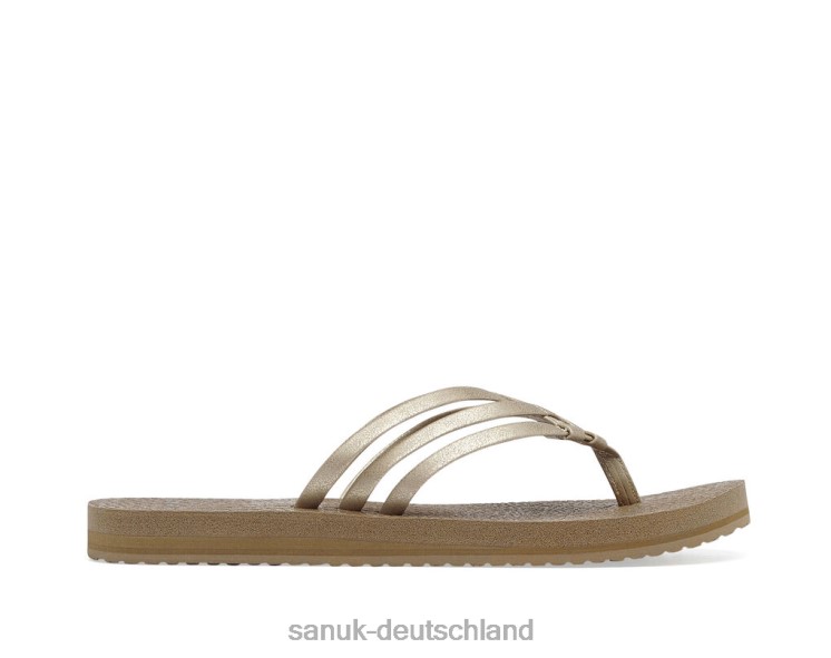 Sanuk Yoga sandig metallisch Sekt 8HVBP53 - Sanuk Deutschland