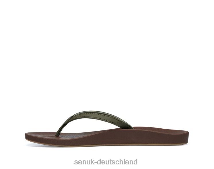 Sanuk kosmische Yoga-Freude verbrannte Olive 8HVBP30 - Sanuk Sandalen Deutschland