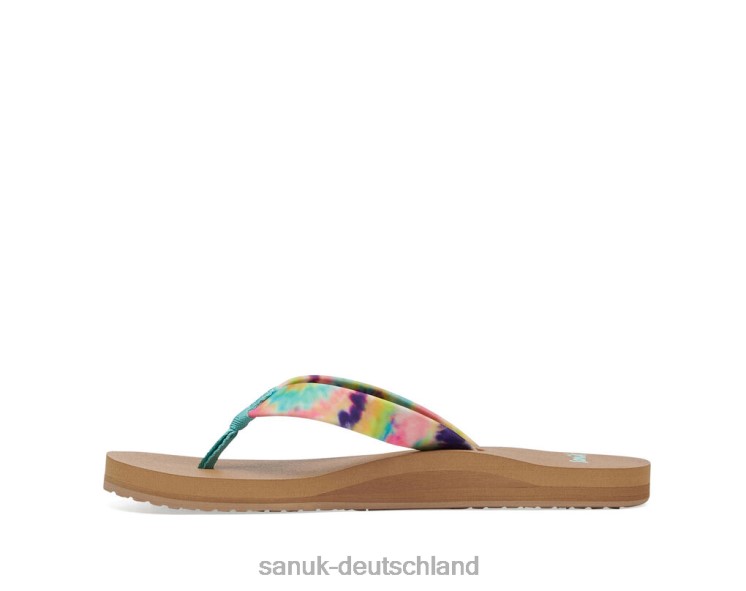 Sanuk Ashland St Krawattenfarbe Türkis-Multi 8HVBP93 - Sanuk Deutschland