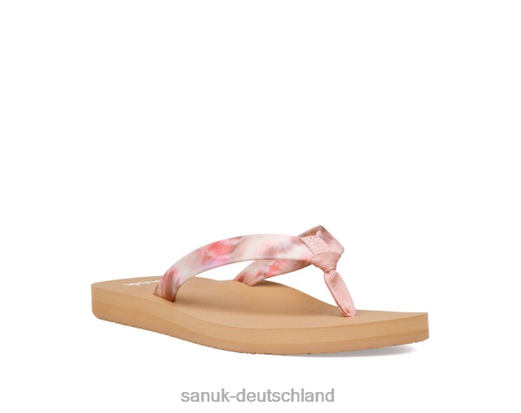 Sanuk Ashland St Krawattenfarbe rosa multi 8HVBP94 - Sanuk Sandalen Deutschland
