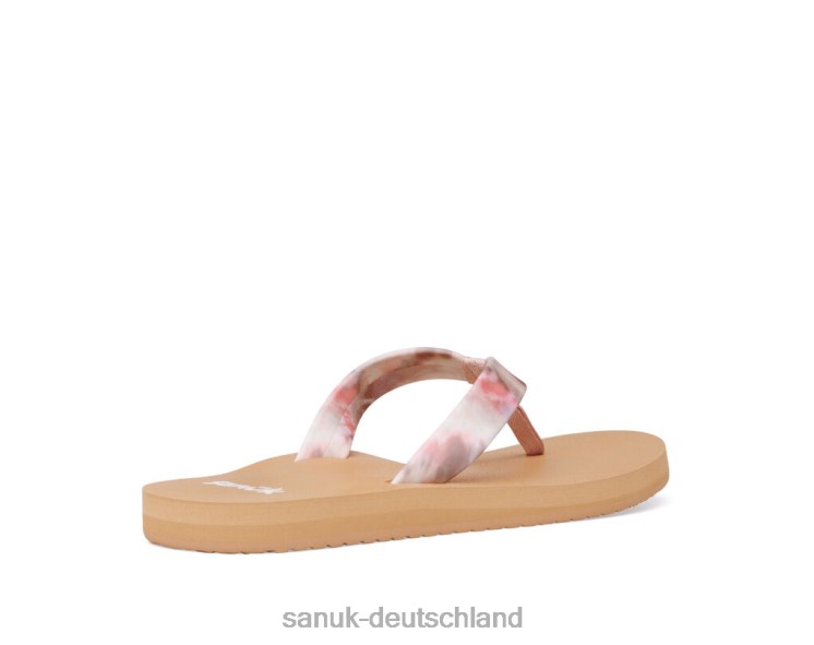 Sanuk Ashland St Krawattenfarbe rosa multi 8HVBP94 - Sanuk Sandalen Deutschland