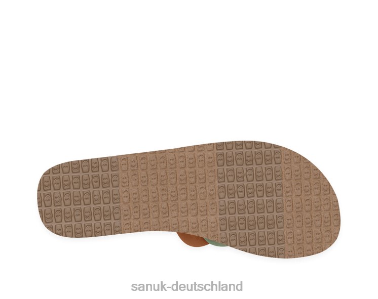 Sanuk Puff n Slide St Salbei-Senf Salbei/Senf 8HVBP83 - Sanuk Yoga Sling