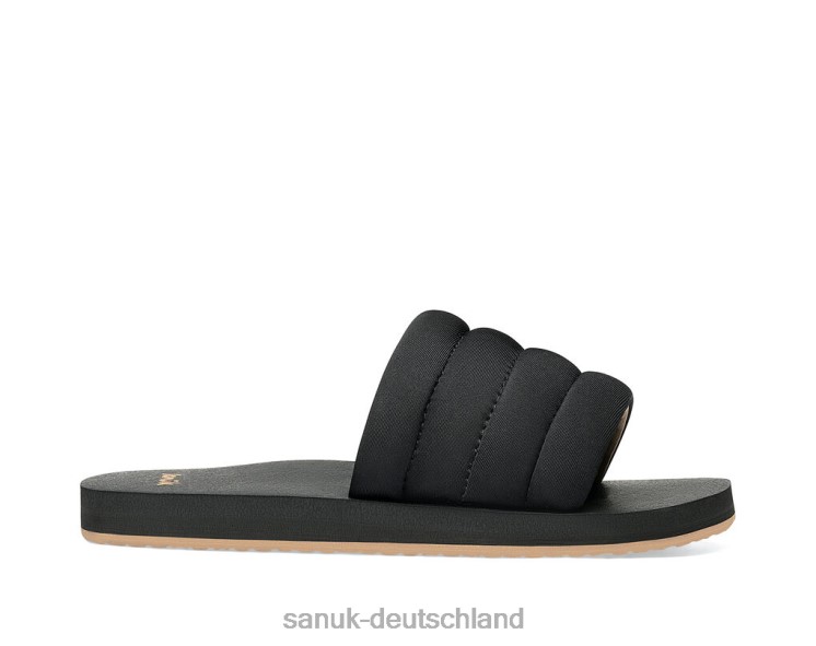 Sanuk Puff-n-Slide-St Schwarz 8HVBP84 - Sanuk Donna Deutschland