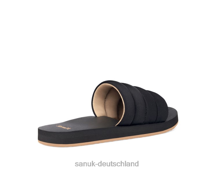 Sanuk Puff-n-Slide-St Schwarz 8HVBP84 - Sanuk Donna Deutschland