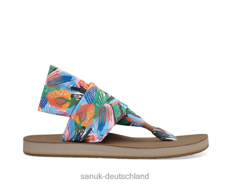 Sanuk Schlinge st x ppf schmale Passform multi 8HVBP99 - Sanuk Yoga Sling