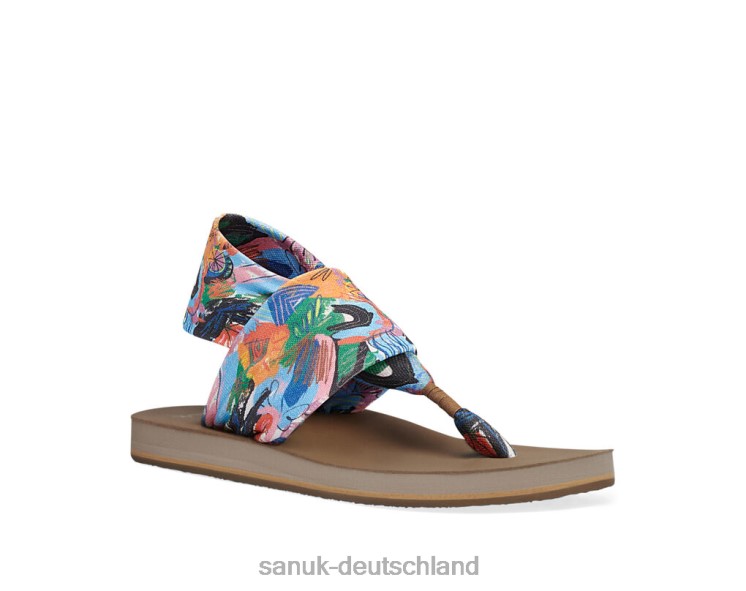 Sanuk Schlinge st x ppf schmale Passform multi 8HVBP99 - Sanuk Yoga Sling