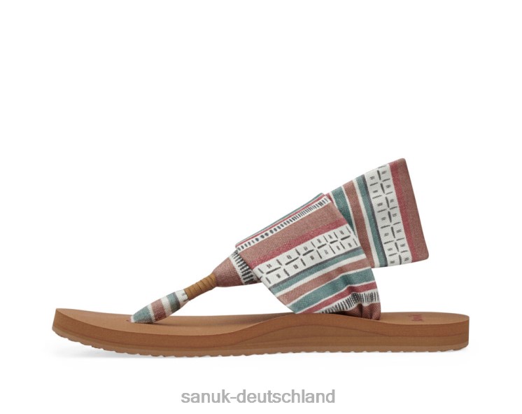 Sanuk Schlingenmaschenstrich und Streifen stricken multi 8HVBP96 - Sanuk Donna Deutschland