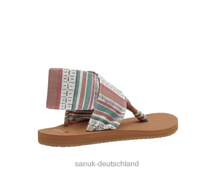 Sanuk Schlingenmaschenstrich und Streifen stricken multi 8HVBP96 - Sanuk Donna Deutschland