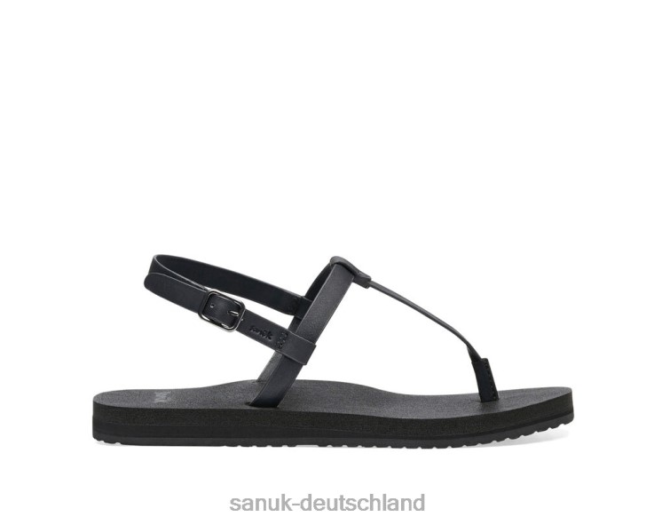 Sanuk Yoga Zwillinge Schwarz 8HVBP102 - Sanuk Sandalen Deutschland