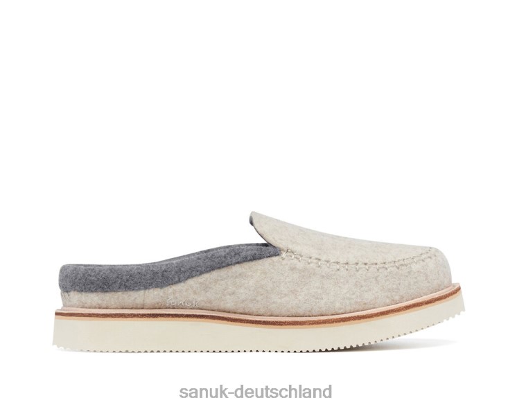 Sanuk Cozy Vibe Slipper aus Wolle Haferflocken 8HVBP114 - Sanuk Sandalen Deutschland