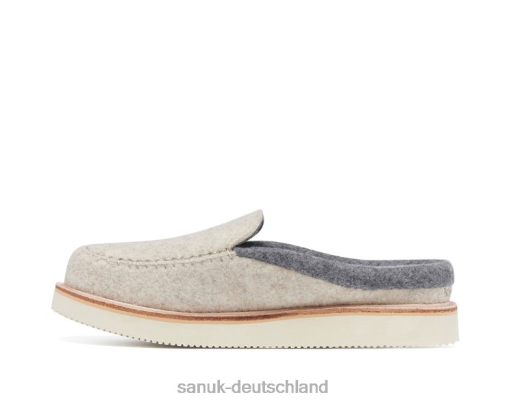 Sanuk Cozy Vibe Slipper aus Wolle Haferflocken 8HVBP114 - Sanuk Sandalen Deutschland