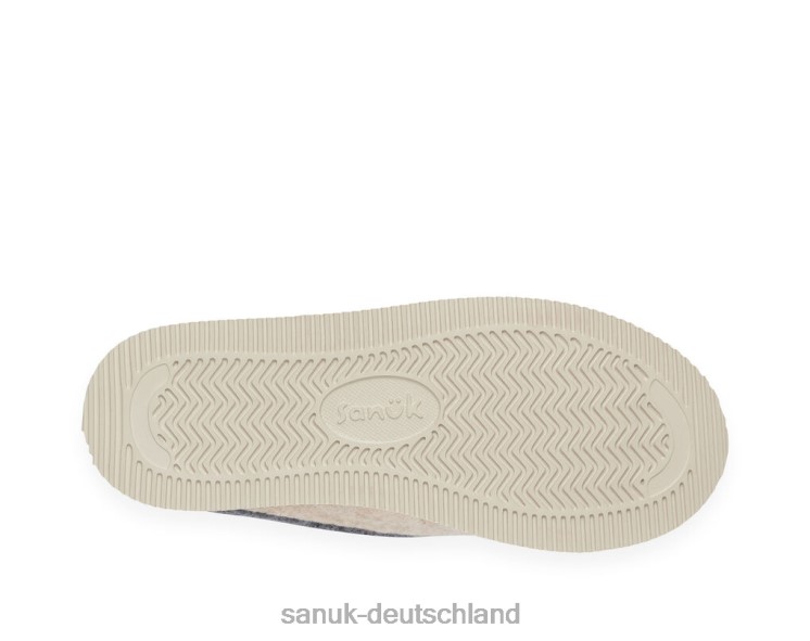 Sanuk Cozy Vibe Slipper aus Wolle Haferflocken 8HVBP114 - Sanuk Sandalen Deutschland
