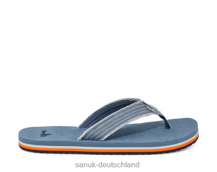 Sanuk ängstlicher Stapler Blau 8HVBP228 - Sanuk Donna Deutschland