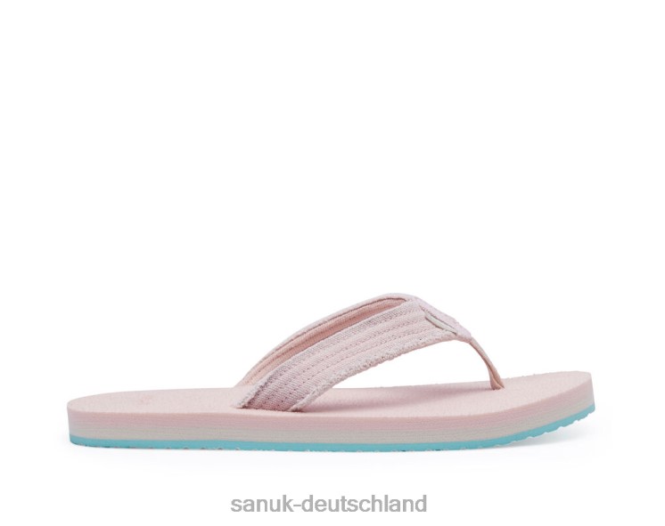 Sanuk ängstlicher Stapler rosa Salz 8HVBP230 - Sanuk Sandalen Deutschland
