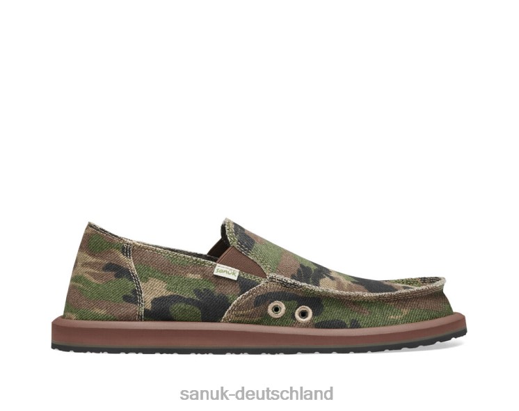 Sanuk Bürgersteig-Surfer-Camouflage Waldtarn 8HVBP156 - Sanuk Donna Deutschland