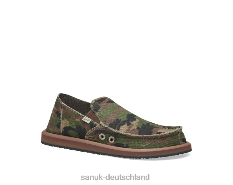 Sanuk Bürgersteig-Surfer-Camouflage Waldtarn 8HVBP156 - Sanuk Donna Deutschland