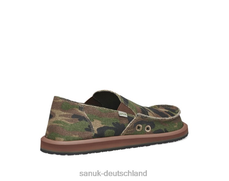 Sanuk Bürgersteig-Surfer-Camouflage Waldtarn 8HVBP156 - Sanuk Donna Deutschland