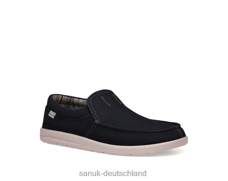 Sanuk Hallo Bruder, Lite-Hanf Schwarz 8HVBP128 - Sanuk Donna Deutschland