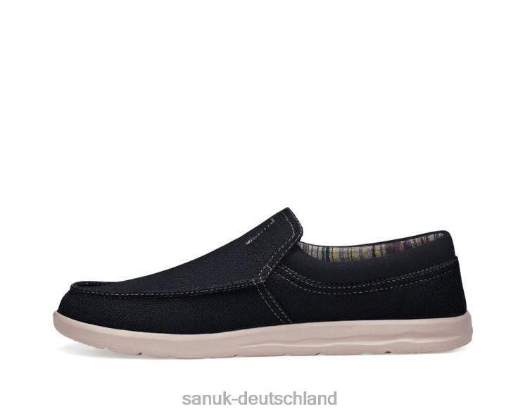 Sanuk Hallo Bruder, Lite-Hanf Schwarz 8HVBP128 - Sanuk Donna Deutschland