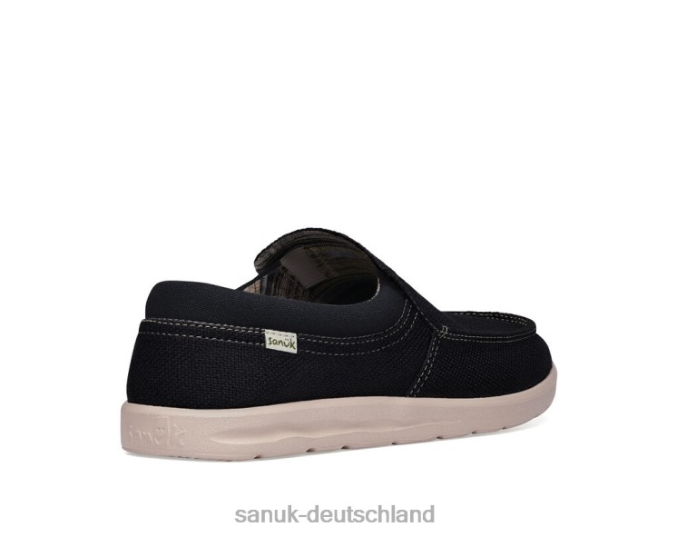 Sanuk Hallo Bruder, Lite-Hanf Schwarz 8HVBP128 - Sanuk Donna Deutschland