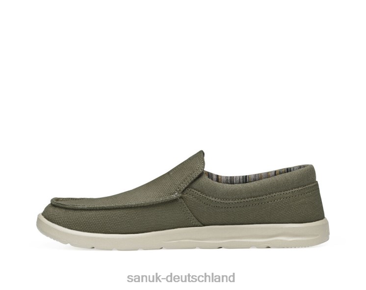 Sanuk Hallo Bruder, Lite-Hanf erdgrau 8HVBP126 - Sanuk Sandalen Deutschland