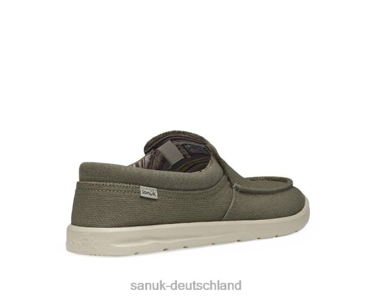 Sanuk Hallo Bruder, Lite-Hanf erdgrau 8HVBP126 - Sanuk Sandalen Deutschland