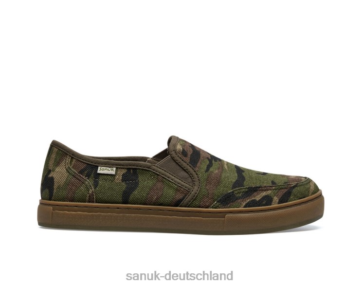 Sanuk Tideline-Hanf-Camouflage Waldtarn 8HVBP162 - Sanuk Sandalen Deutschland