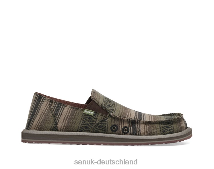 Sanuk Vagabond Rad Decke braunes Baja 8HVBP153 - Sanuk Deutschland