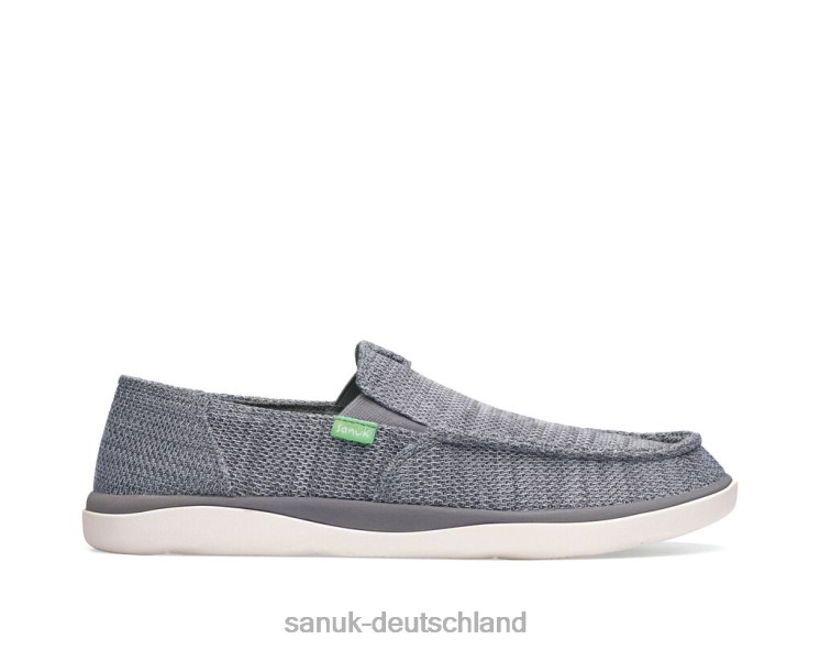 Sanuk Vagabund-Tripper-Netz Holzkohle 8HVBP138 - Sanuk Sandalen Deutschland