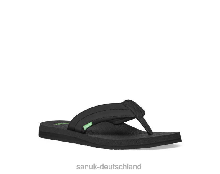 Sanuk Bier gemütlich 2 Schwarz 8HVBP168 - Sanuk Donna Deutschland