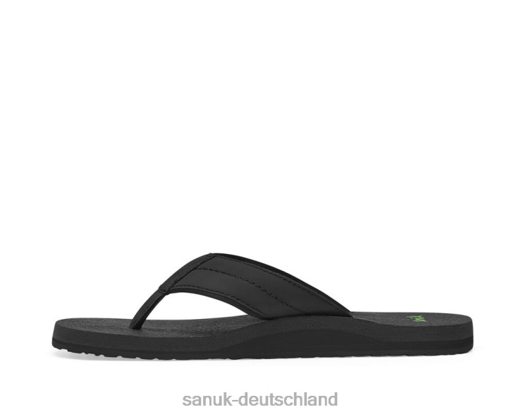 Sanuk Bier gemütlich 2 Schwarz 8HVBP168 - Sanuk Donna Deutschland