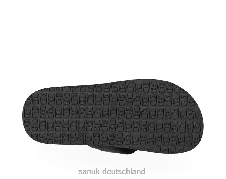Sanuk Bier gemütlich 2 Schwarz 8HVBP168 - Sanuk Donna Deutschland