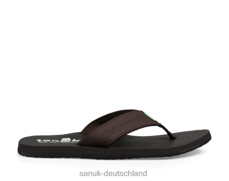 Sanuk Bier gemütlicher Untersetzer dunkelbraun 8HVBP198 - Sanuk Sandalen Deutschland
