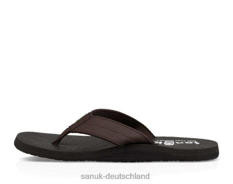 Sanuk Bier gemütlicher Untersetzer dunkelbraun 8HVBP198 - Sanuk Sandalen Deutschland