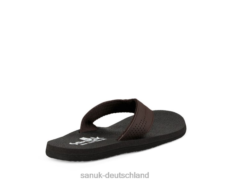 Sanuk Bier gemütlicher Untersetzer dunkelbraun 8HVBP198 - Sanuk Sandalen Deutschland
