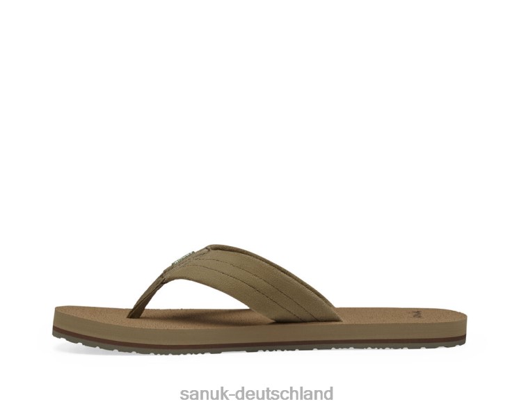 Sanuk Biergemütliches Stacker-Wildleder bräunen 8HVBP193 - Sanuk Deutschland