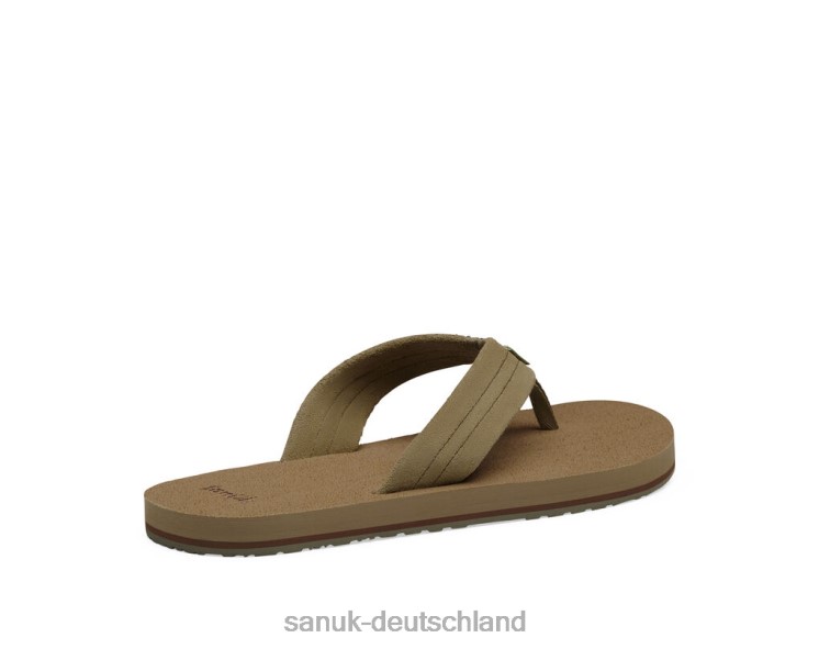 Sanuk Biergemütliches Stacker-Wildleder bräunen 8HVBP193 - Sanuk Deutschland